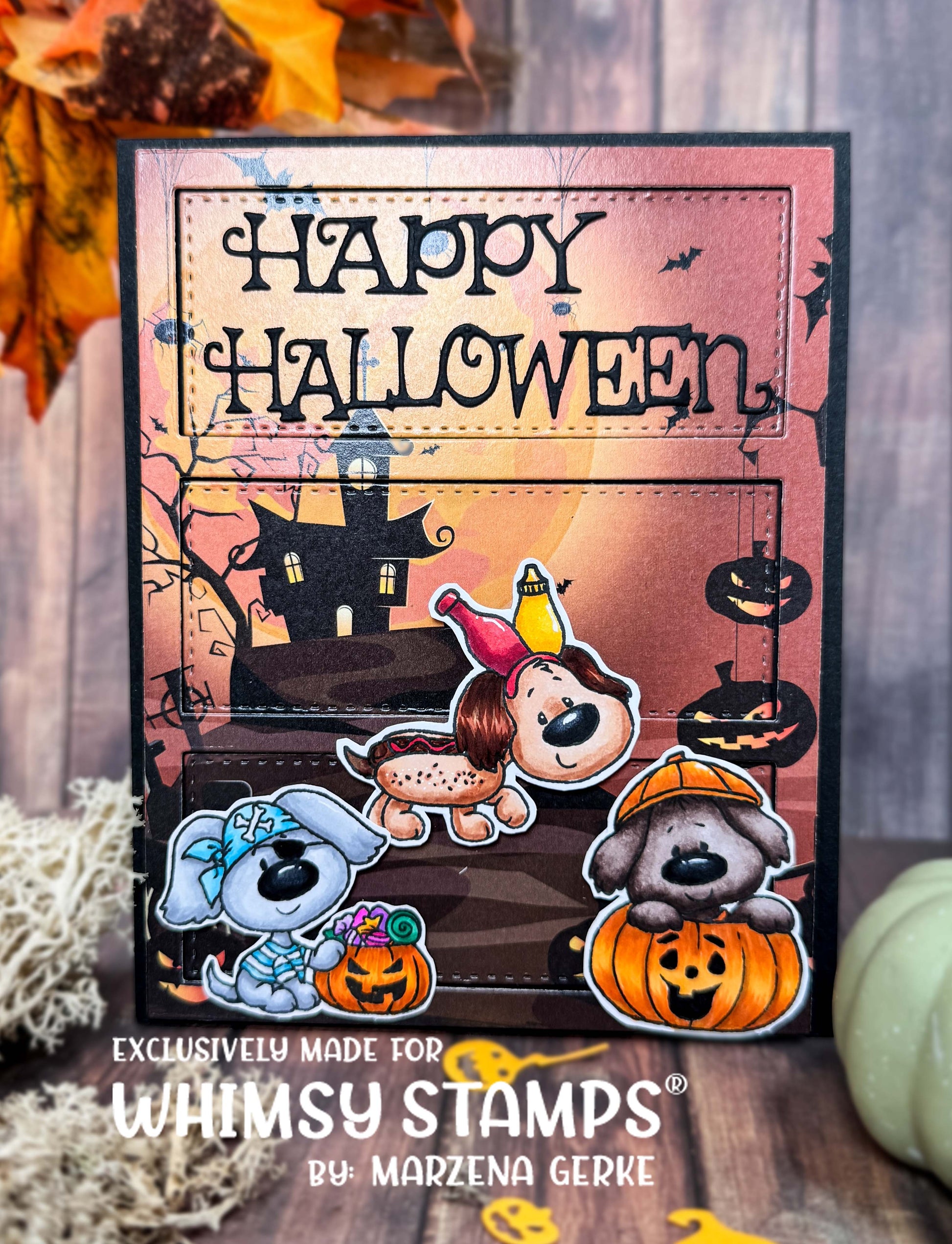 Happy Halloween Word Die Set - Whimsy Stamps