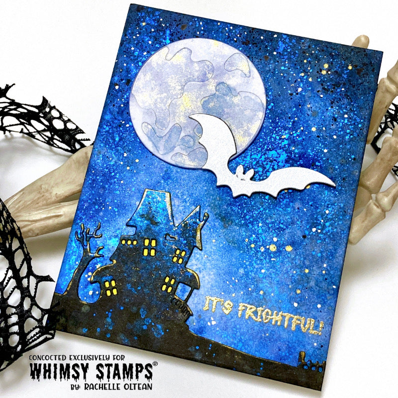 Haunted Graveyard Border Die - Whimsy Stamps