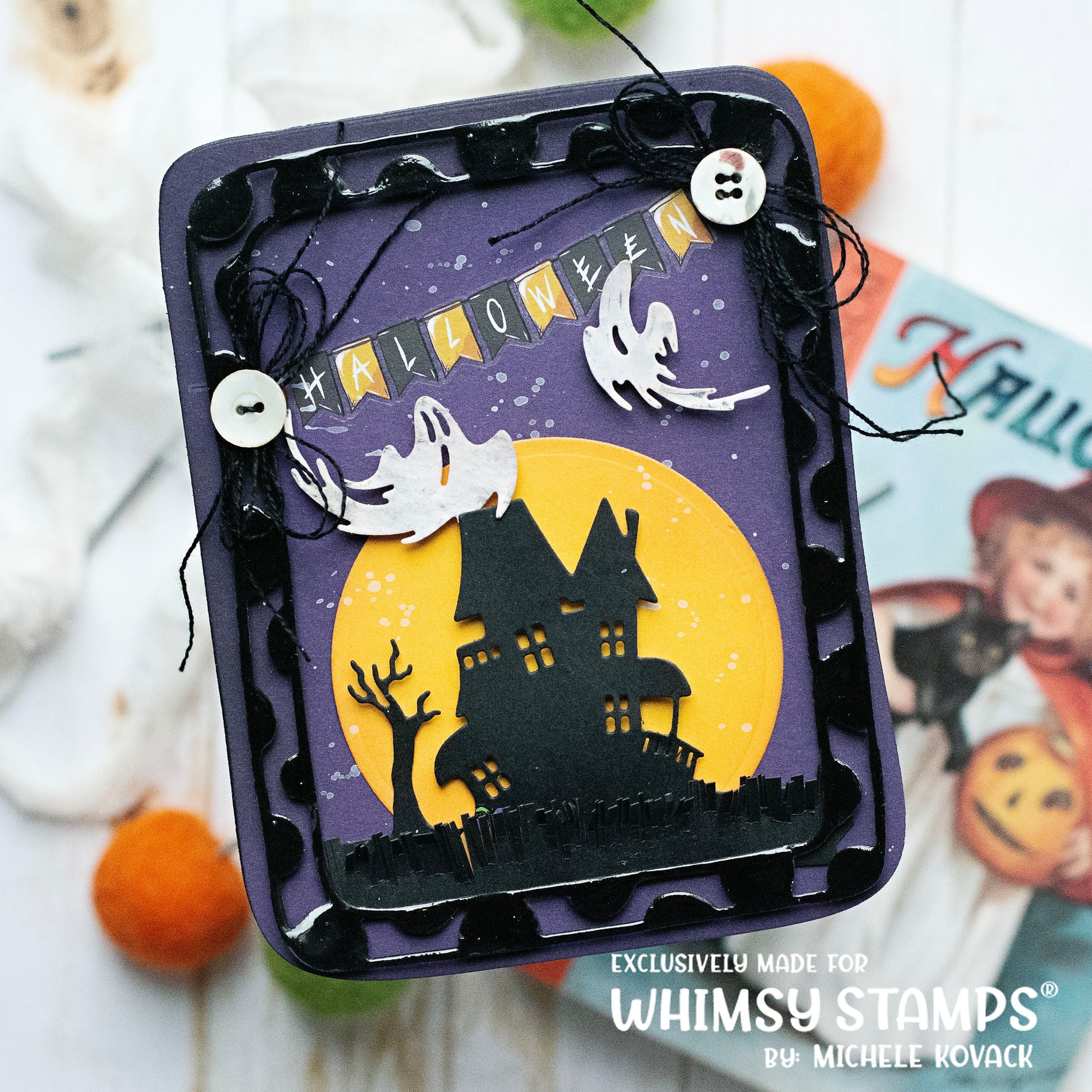 Wonky Dots Frame Die Set - Whimsy Stamps