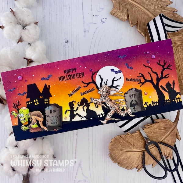 Running Scared Die Set - Whimsy Stamps