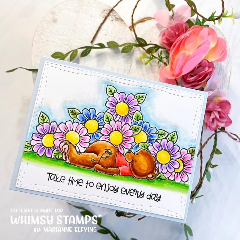 Hello Bear Clear Stamps - Whimsy Stamps
