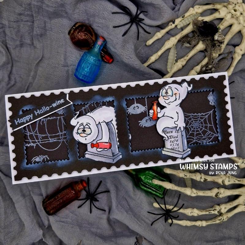 Hey Boo Clear Stamps - Whimsy Stamps