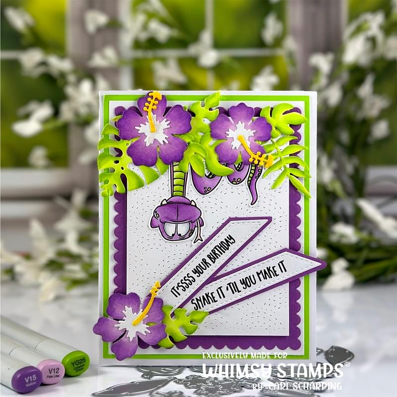 Hibiscus Flower DIe Set - Whimsy Stamps