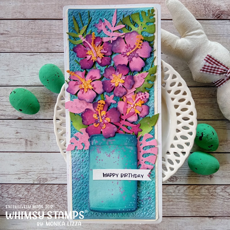 Hibiscus Flower DIe Set - Whimsy Stamps
