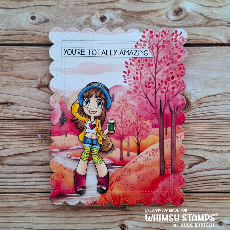Hipster Mae - Digital Stamp - Whimsy Stamps