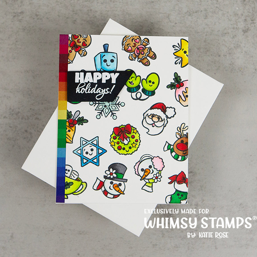 Holiday Icons Clear Stamps - Whimsy Stamps
