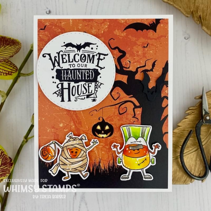 Home Sweet Haunted Home Clear Stamps - Whimsy Stamps