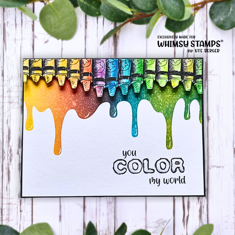 Honeycomb Drips Stencil - Whimsy Stamps
