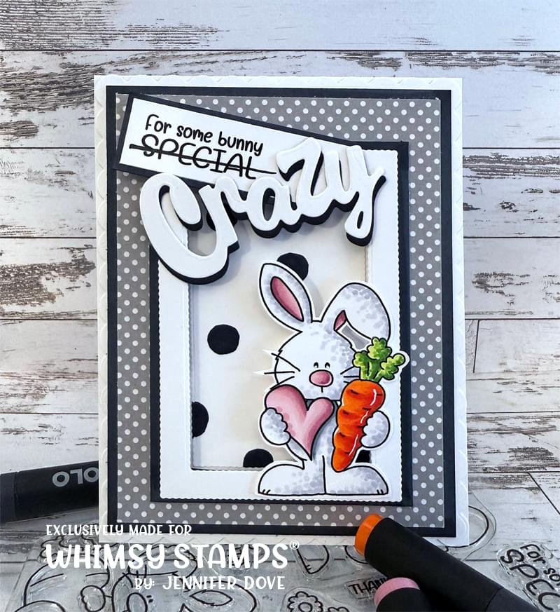 **NEW Hoppy Thoughts Clear Stamps - Whimsy Stamps