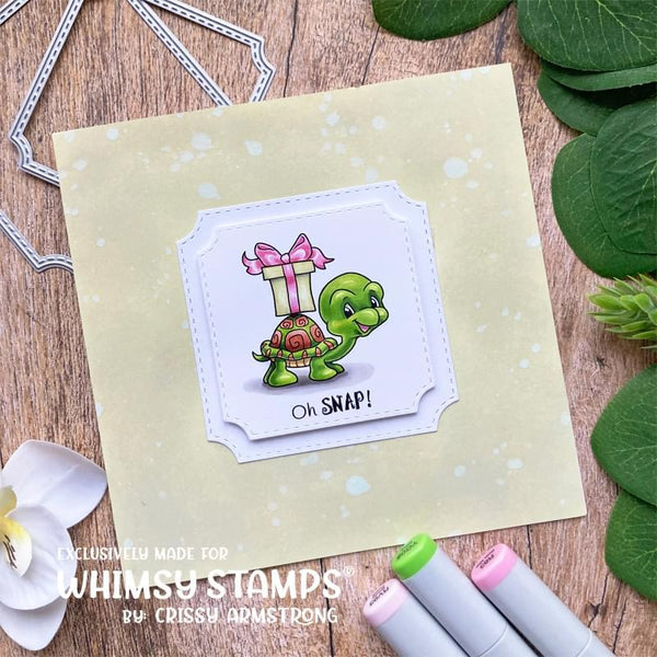 *NEW Turtle Tales Clear Stamps - Whimsy Stamps