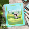 *NEW Raccoon Happy Day Clear Stamps - Whimsy Stamps