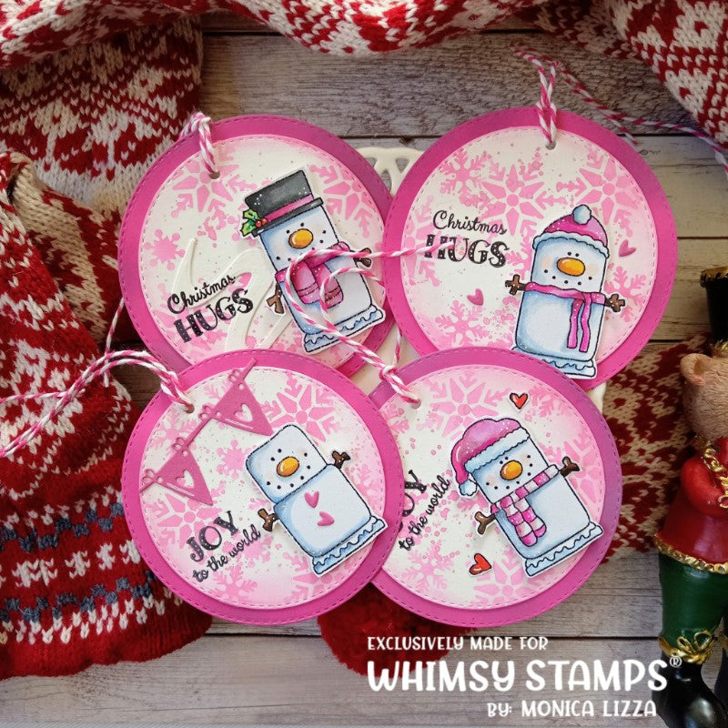 It's Snowing - 6x9 Stencil - Whimsy Stamps