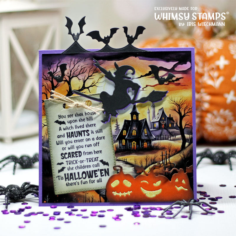 Halloween Poem Clear Stamps - Whimsy Stamps
