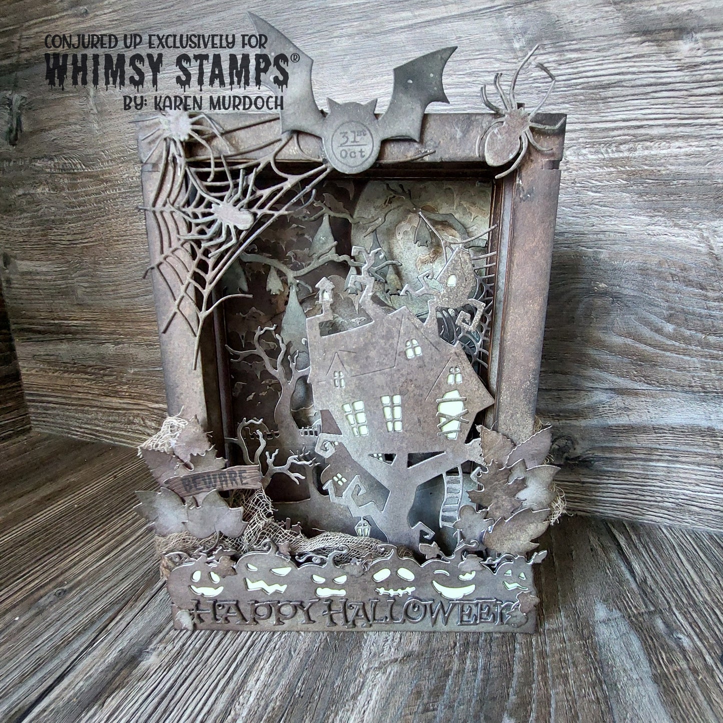 Jack o'Lanterns Border Die - Whimsy Stamps