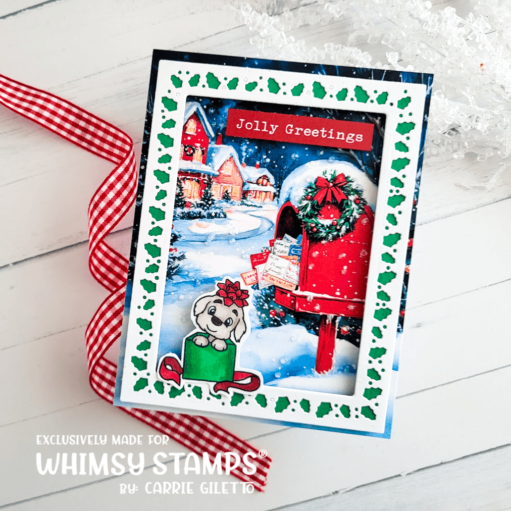 Jolly Puppy Kisses Clear Stamps - Whimsy Stamps