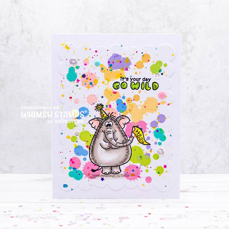 Jungle Birthday Clear Stamps - Whimsy Stamps