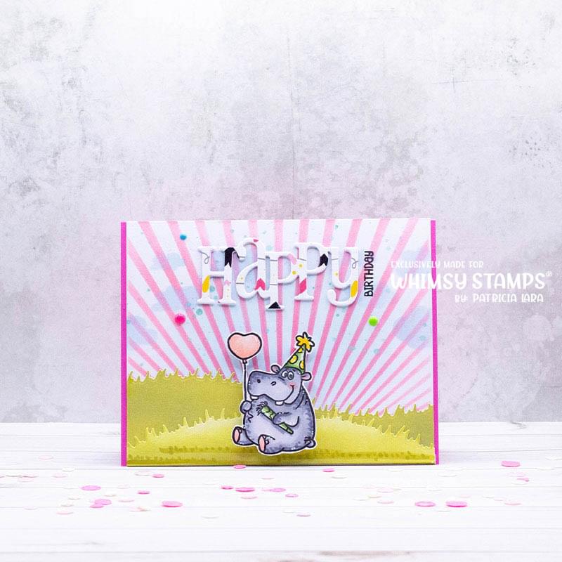 Jungle Birthday Clear Stamps - Whimsy Stamps