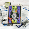 Toner Card Front Pack - Slimline Terror 2 - Whimsy Stamps