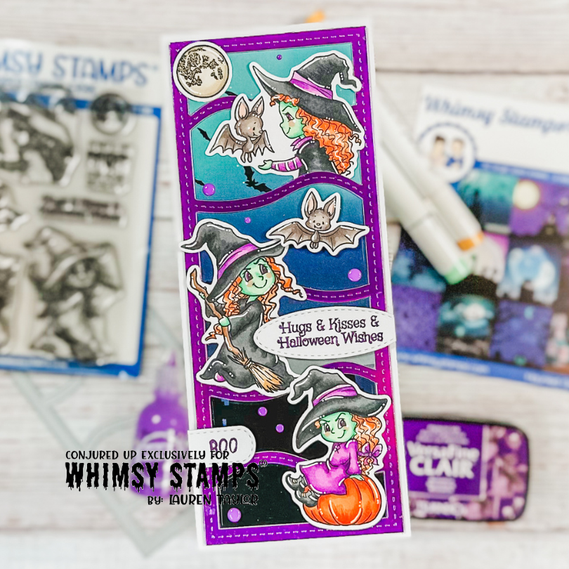 **NEW Halloween Night Clear Stamps - Whimsy Stamps