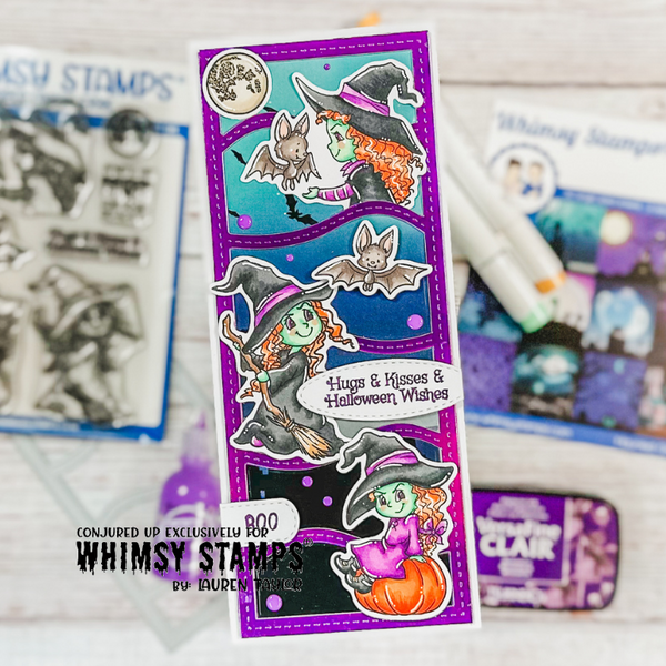 Slimline Waves Die - Whimsy Stamps