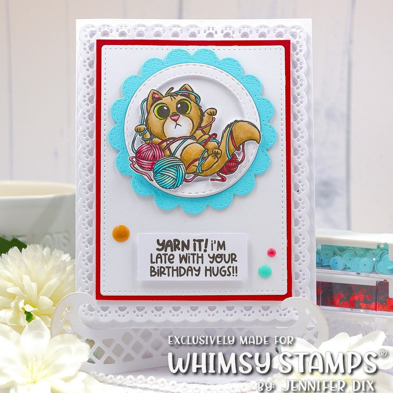 Little Toes Kitty Clear Stamps - Whimsy Stamps
