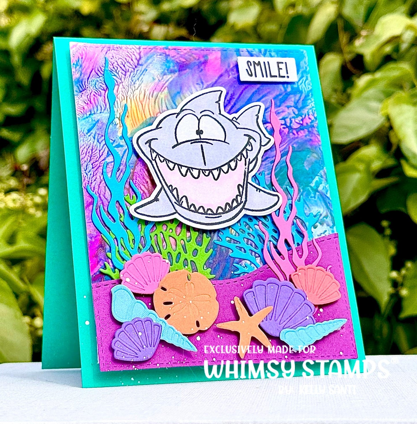 Lookin' Shark Clear Stamps - Whimsy Stamps