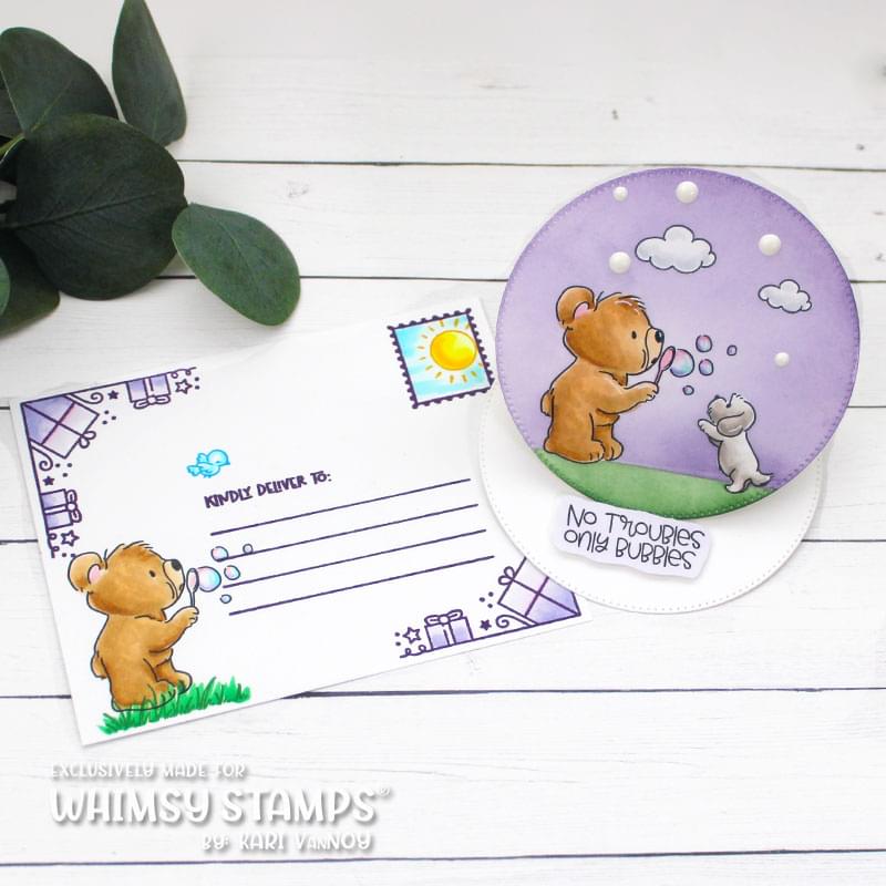 **NEW Mail Mates Celebrate Clear Stamps - Whimsy Stamps