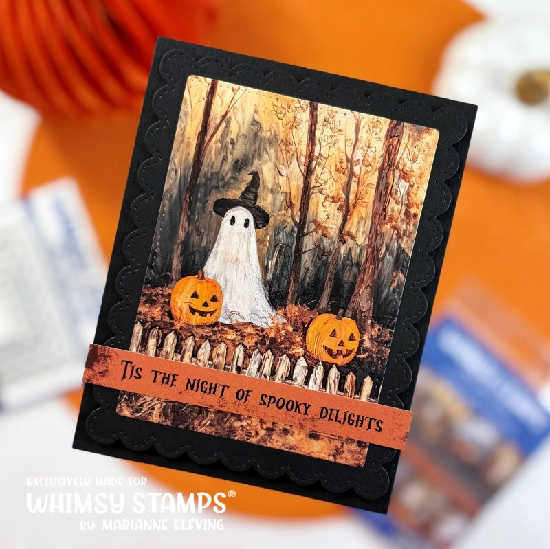 Quick Card Fronts - Grunge Ghosts