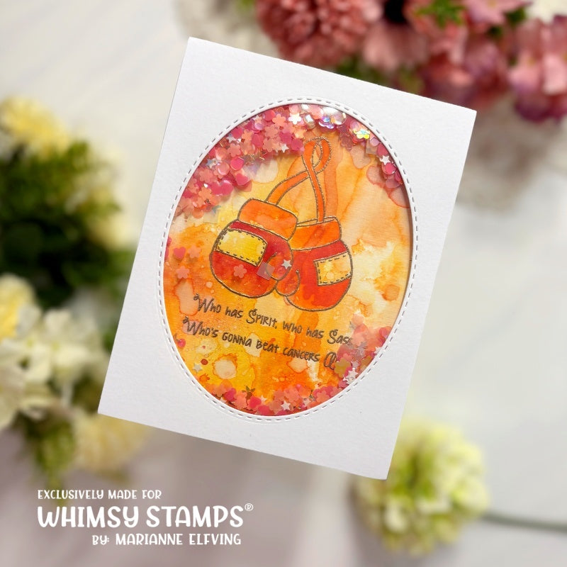 Cancer Sucks Clear Stamps - Whimsy Stamps