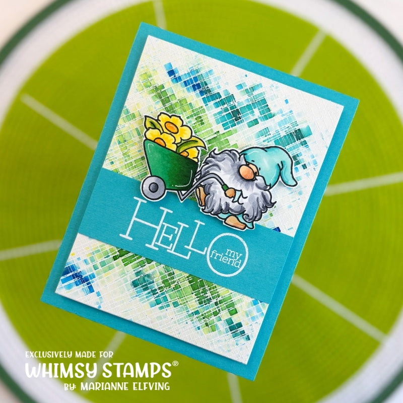 Gnome Gardeners Clear Stamps - Whimsy Stamps