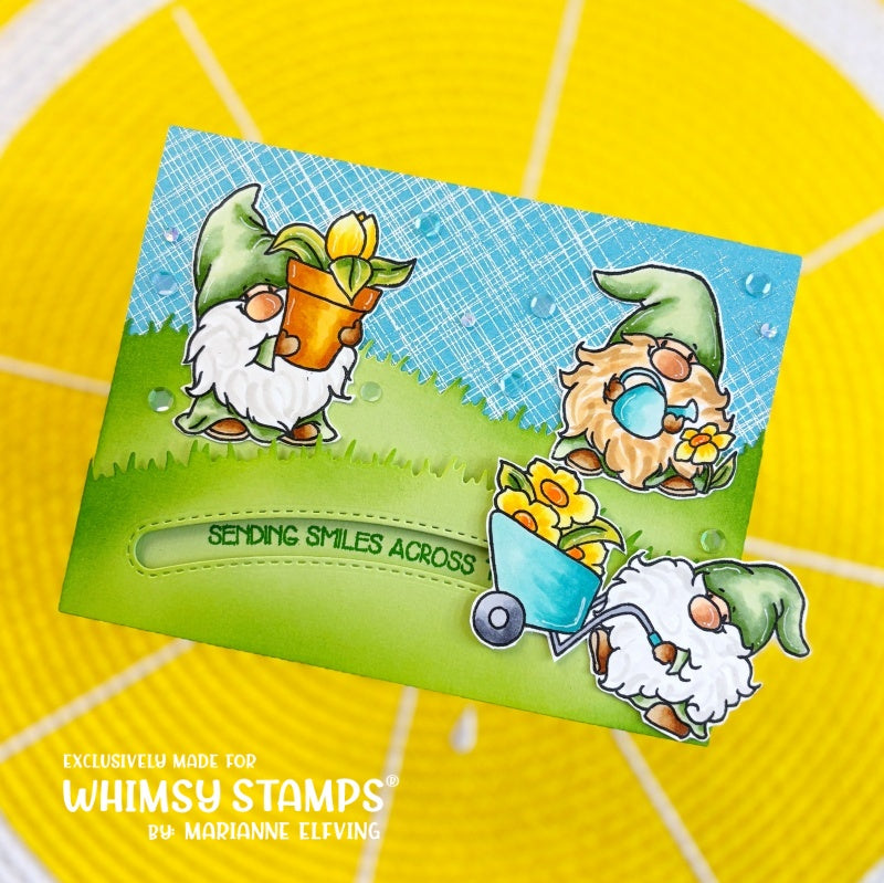 Gnome Gardeners Clear Stamps - Whimsy Stamps