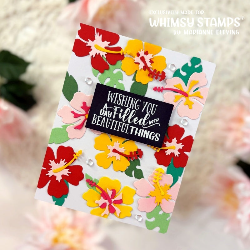 Hibiscus Flower Die Set