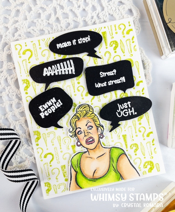 Meme People Clear Stamps - Whimsy Stamps