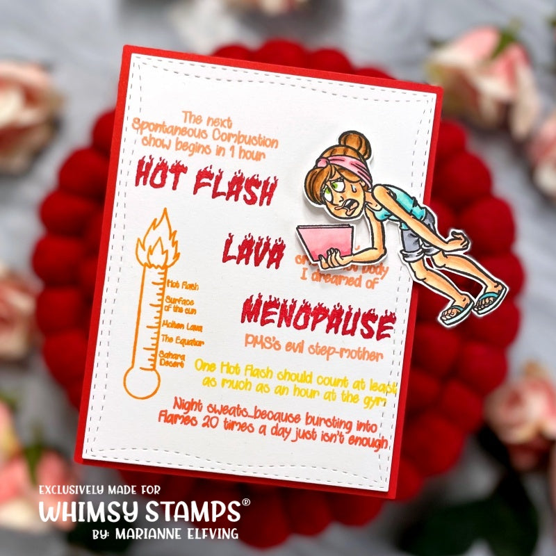 Menopause Clear Stamps - Whimsy Stamps