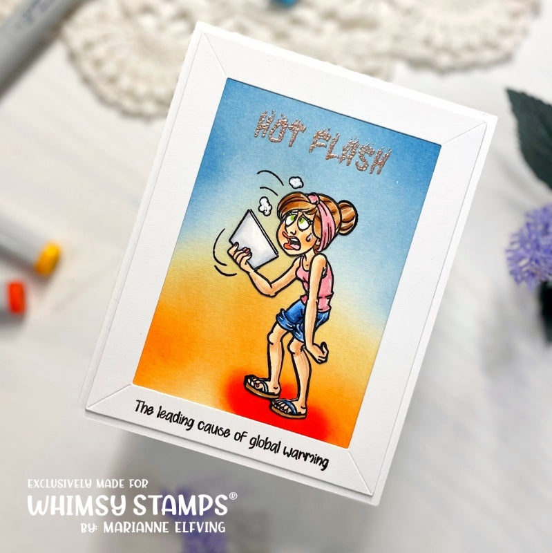 Menopause Clear Stamps - Whimsy Stamps