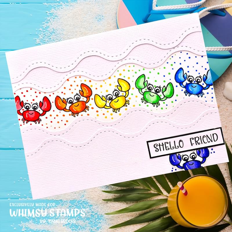 **NEW Mermaid Kids Girl Clear Stamps - Whimsy Stamps
