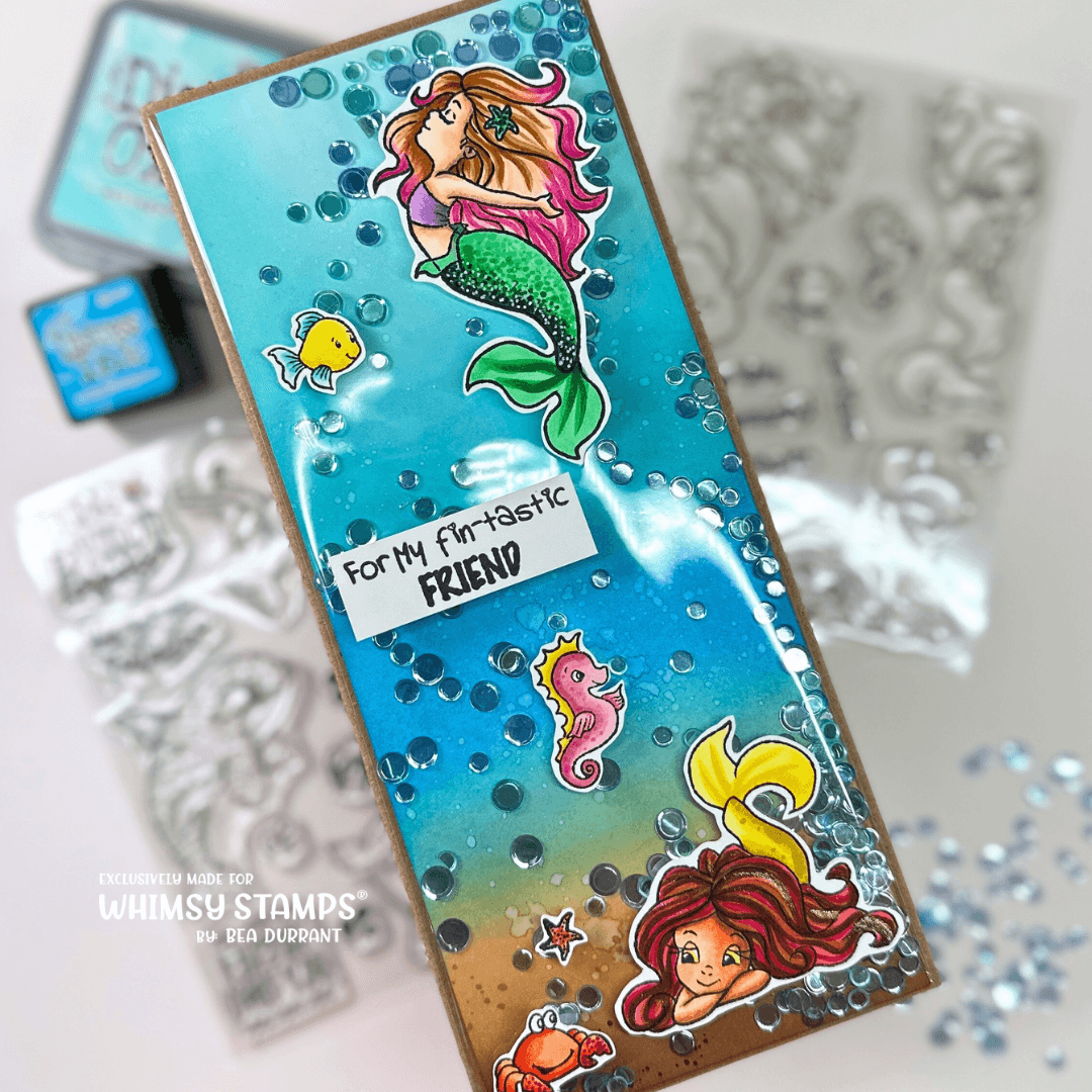 Mermaid Moments Clear Stamps - Whimsy Stamps
