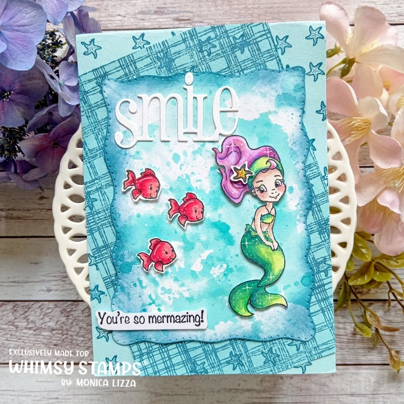 Mermaid Moments Clear Stamps - Whimsy Stamps