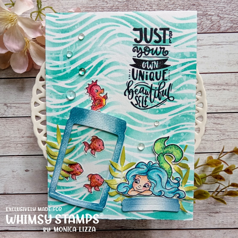 Mermaid Moments Clear Stamps - Whimsy Stamps