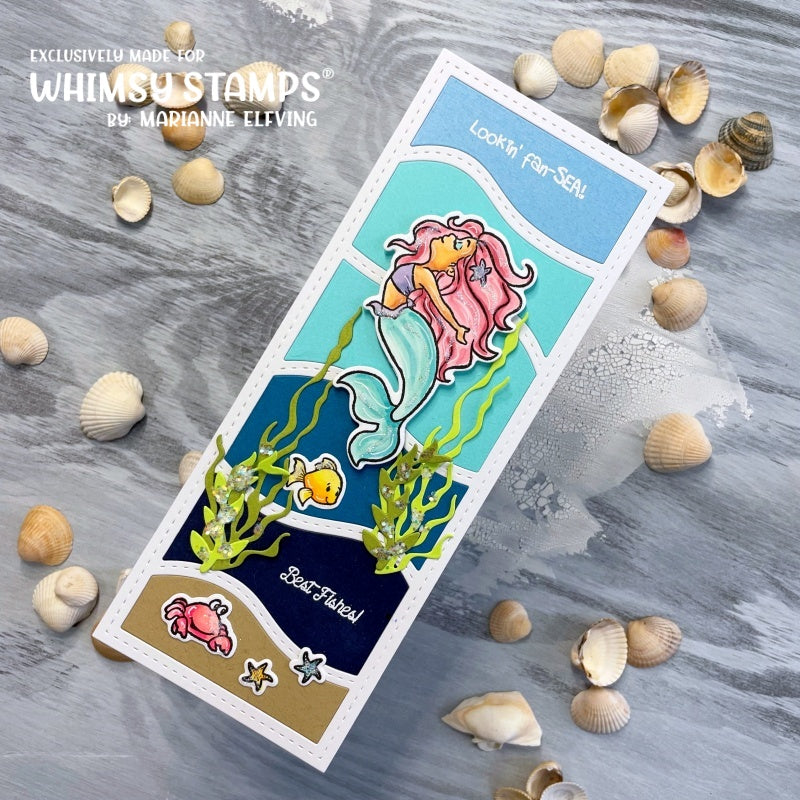 Mermaid Moments Clear Stamps - Whimsy Stamps