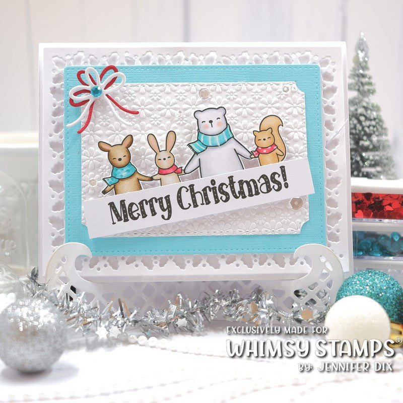 Holly Frame Die Set - Whimsy Stamps