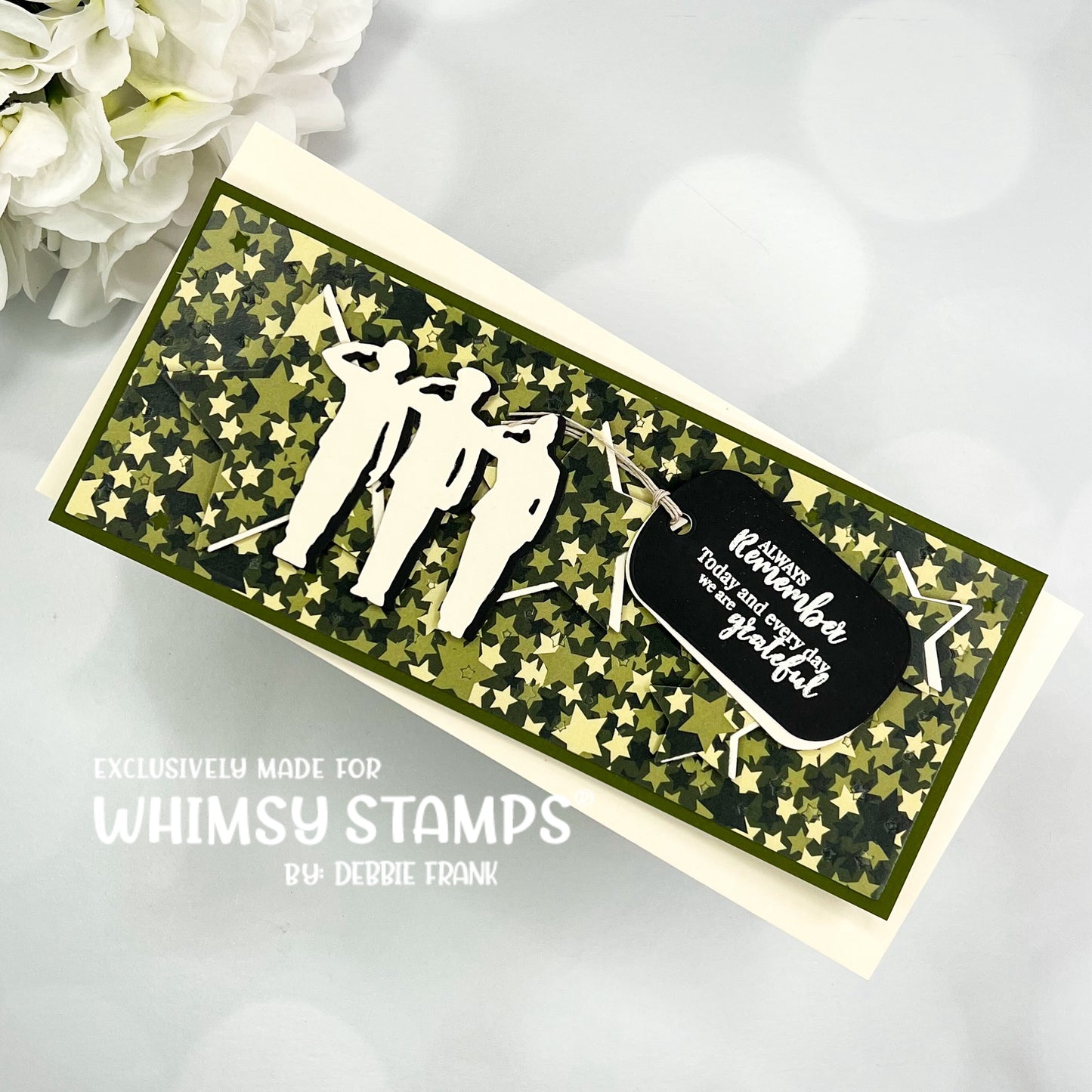 Slimline Paper Pack - Military - Whimsy Stamps