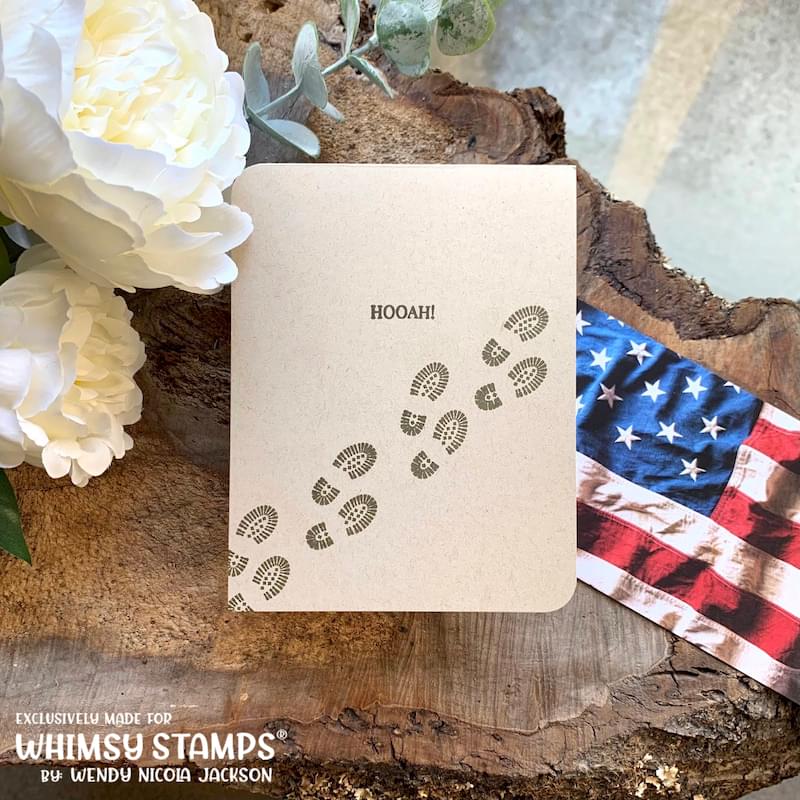 Military Heroes Clear Stamps - Whimsy Stamps