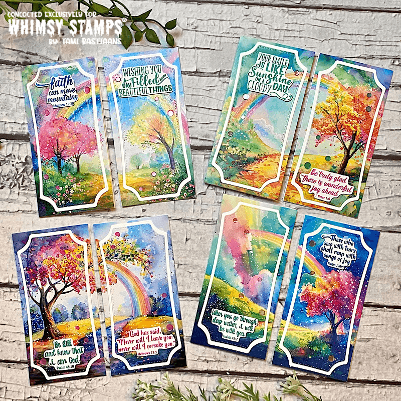 6x6 Paper Pack - Rainbow Bridge - Whimsy Stamps
