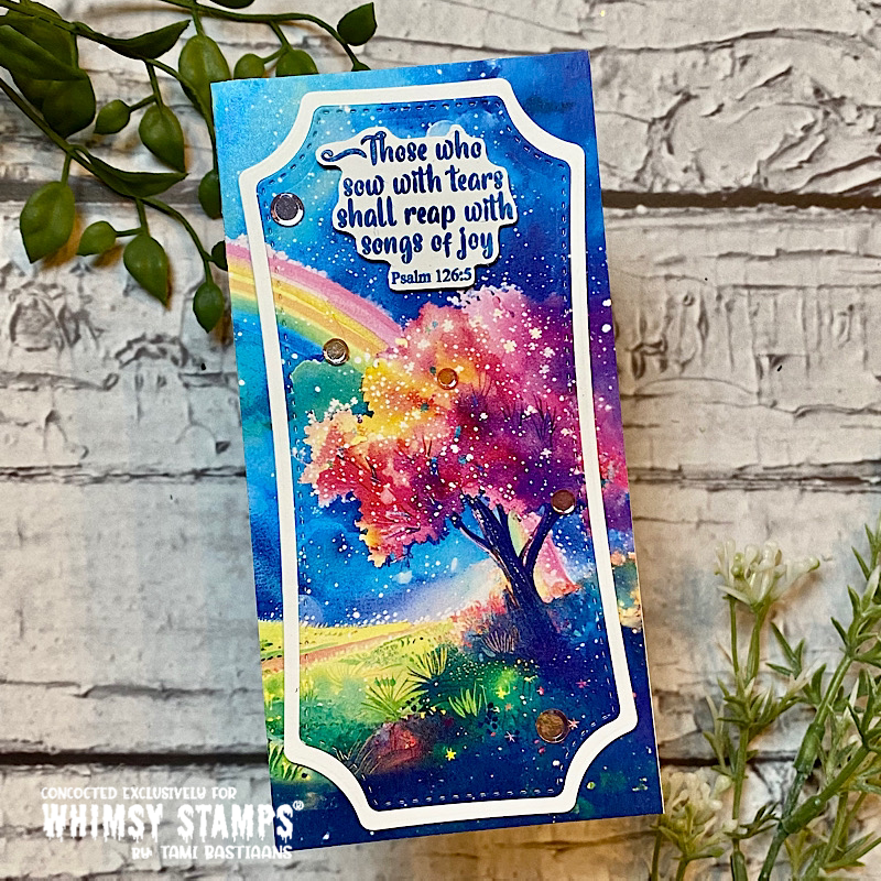 Mini Slim Notched Stitched Die Set - Whimsy Stamps