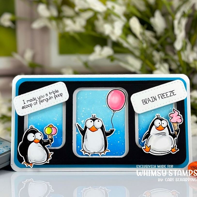 Mini Slim Pickens Stencil - Whimsy Stamps