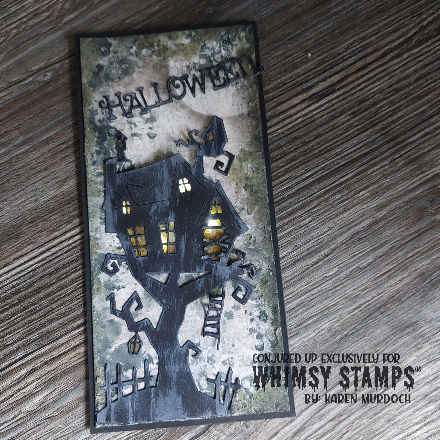 Mini Slim Tree House Die Set - Whimsy Stamps