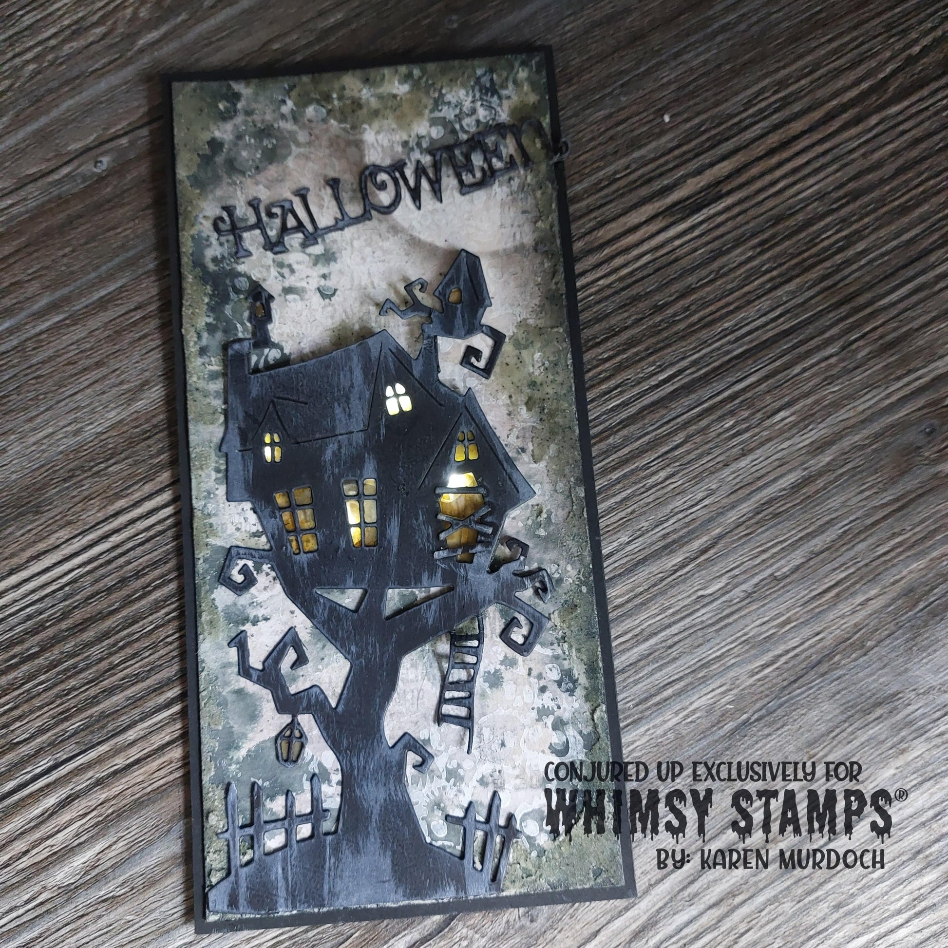 Mini Slim Tree House Die Set - Whimsy Stamps