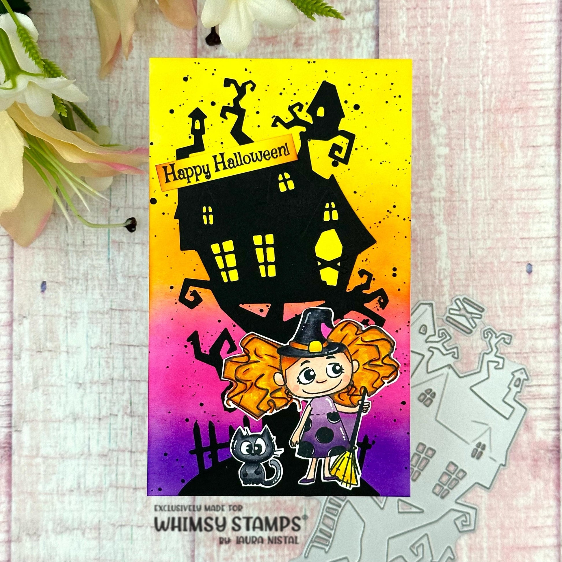 Mini Slim Tree House Die Set - Whimsy Stamps