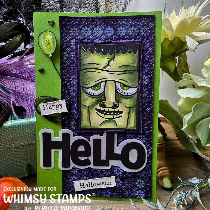 Monster Close Ups Clear Stamps - Whimsy Stamps